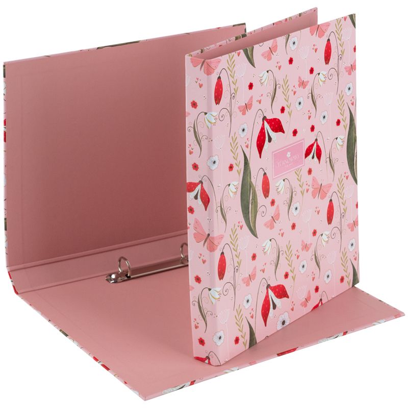 Папка на 2-х кольцах, 30 мм, картонная, TR, Secret Garden  фото 2