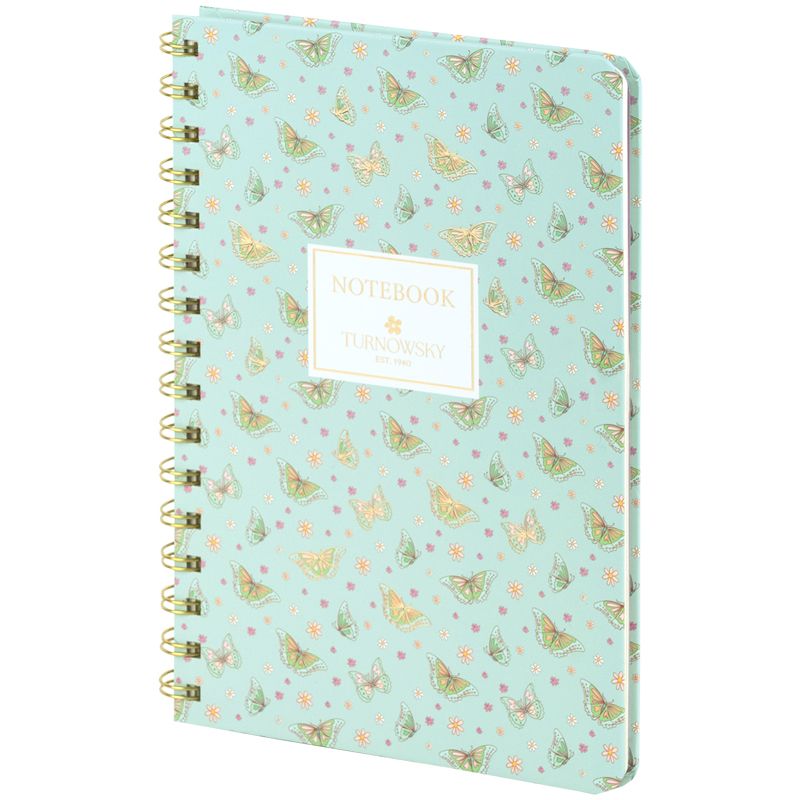 Блокнот на спіралі тв.  об. ,  А5,  80 арк, кл, TR, Morning Dew 3  фото 2