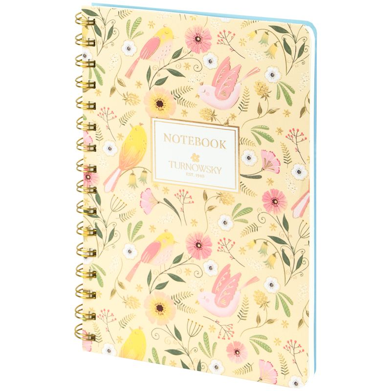 Блокнот на спіралі тв.  об. ,  А5,  80 арк, кл, TR, Secret Garden 2  фото 2