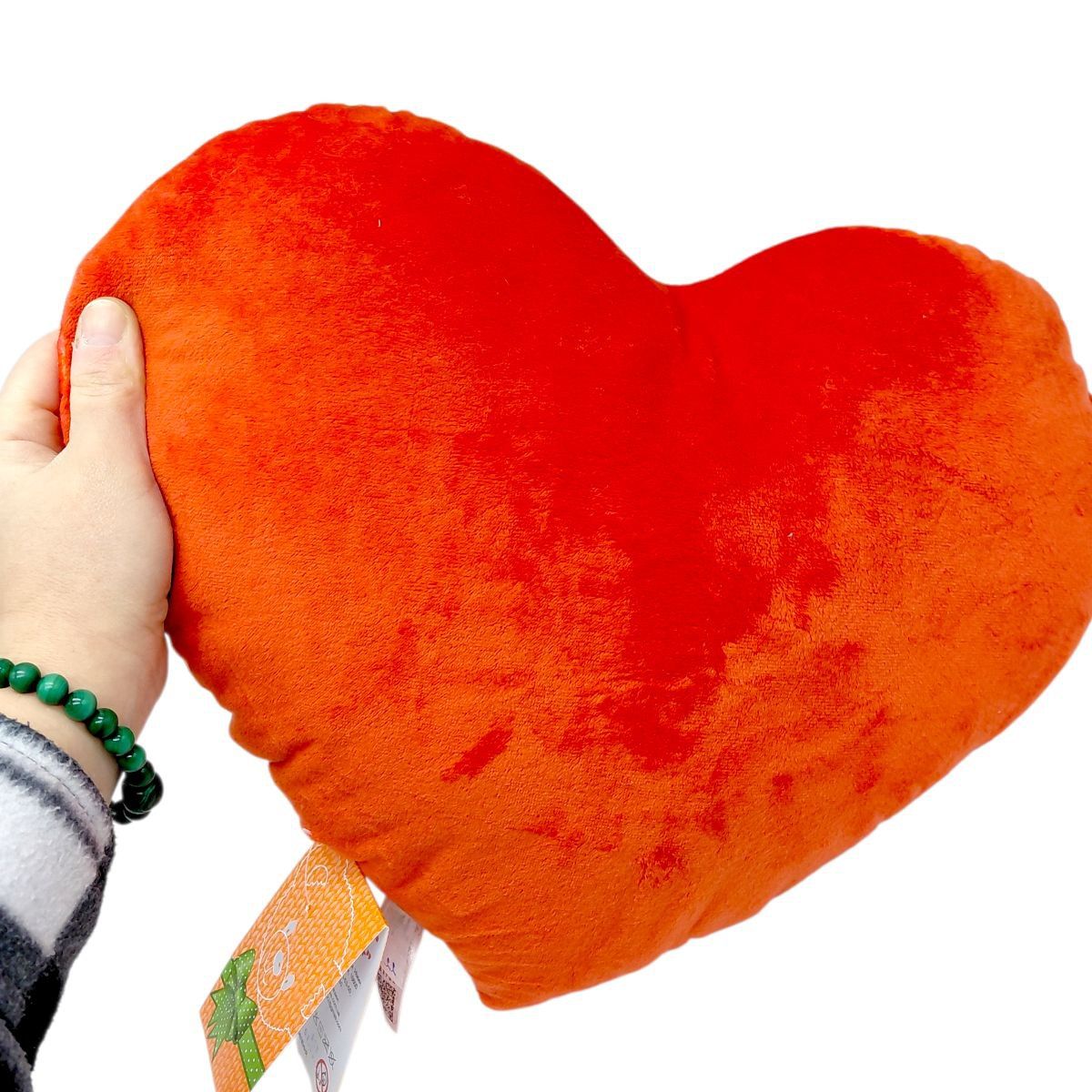 Подушка з принтом "Серце.  Котик" 36х29 см  фото 2