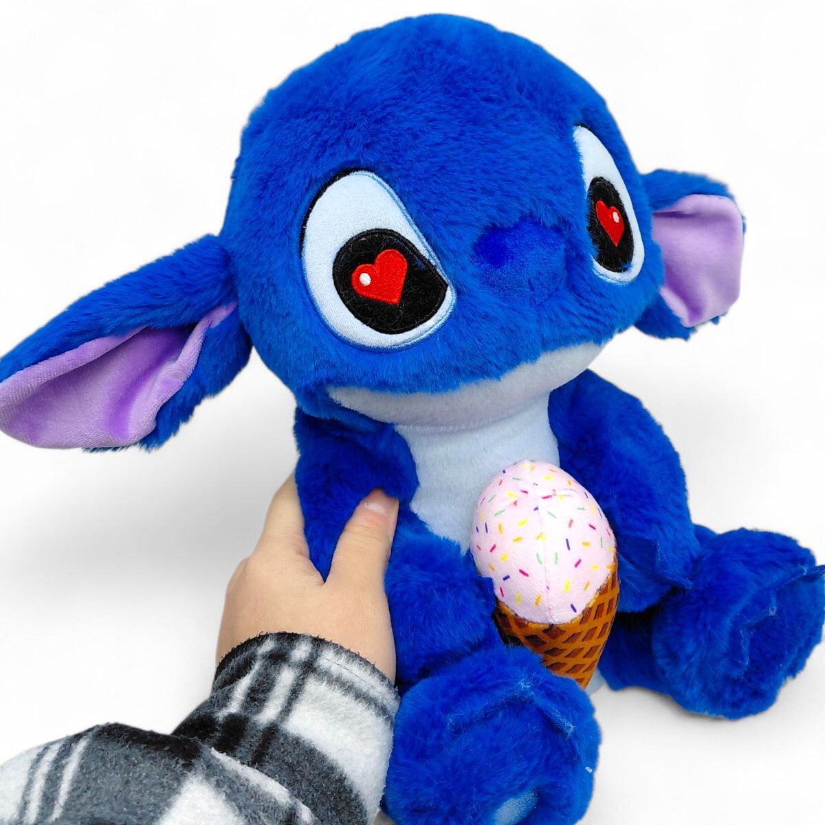 Мʼяка іграшка "Стіч з морозивом" 30 см  фото 2