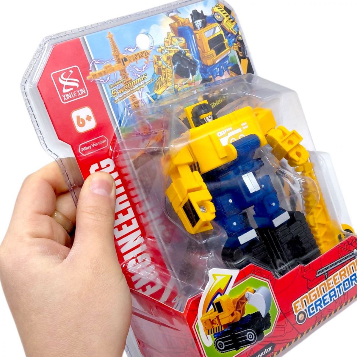 Машинка - трансформер 2 в 1, (14 см)  фото 2