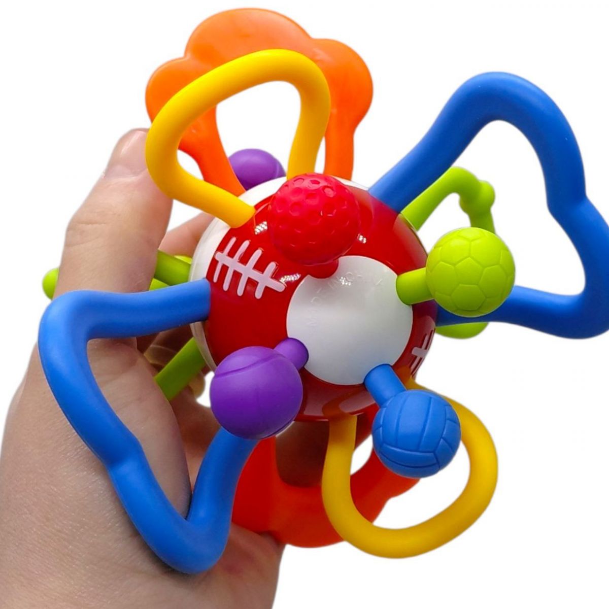 Брязкальце "Розвиваючий мʼяч" для малюків  фото 2