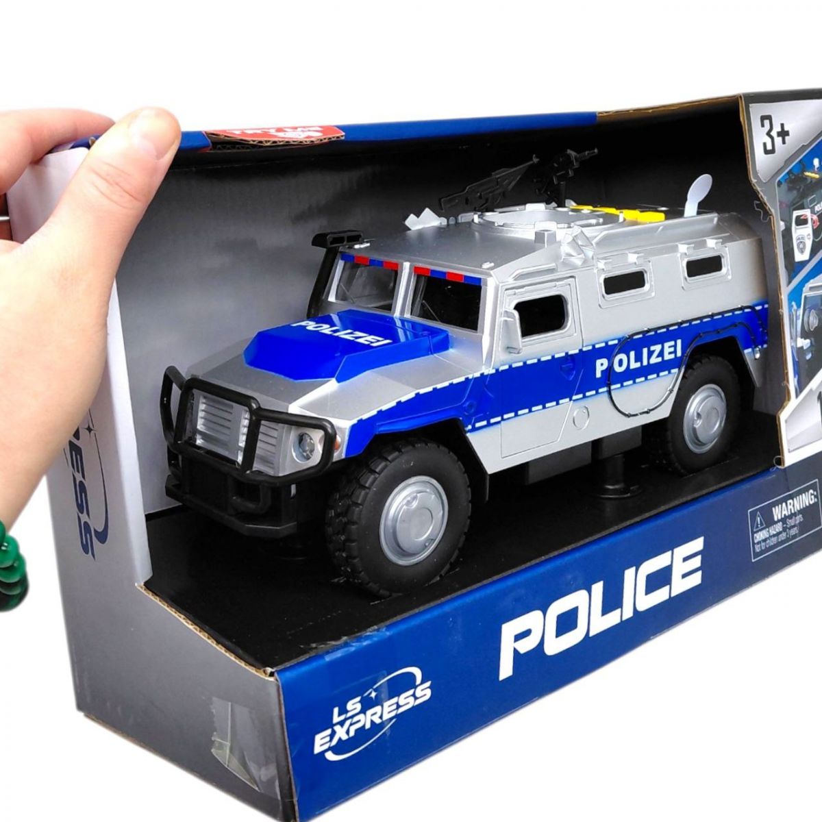 Фрикційний поліцейський джип  фото 2