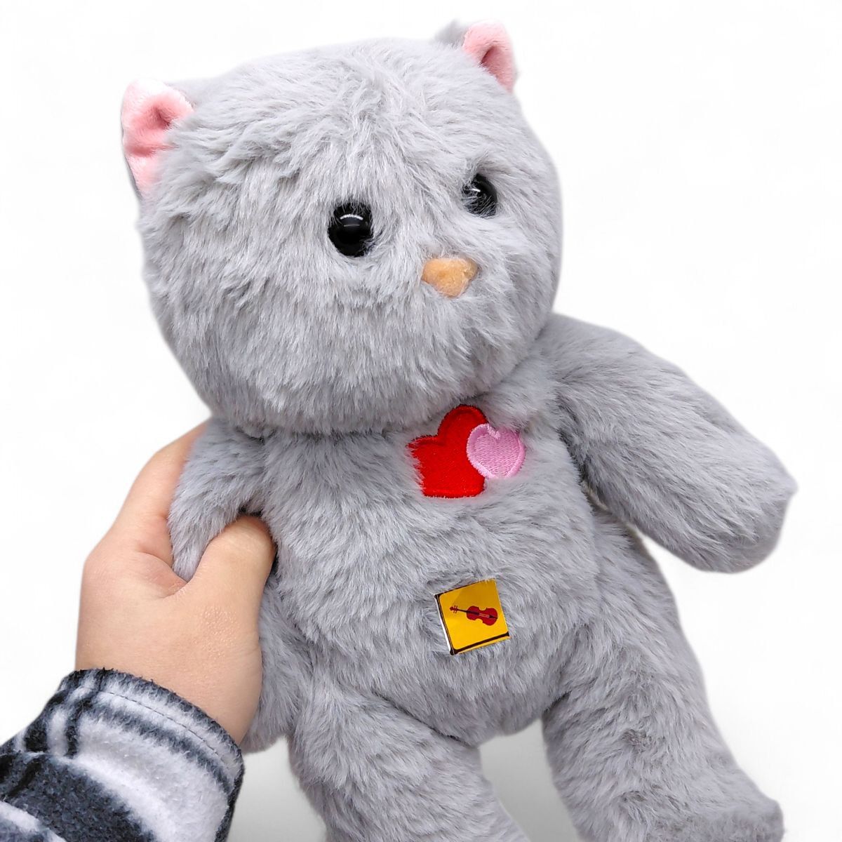 Мʼяка іграшка "Кошеня  Victory" 29 см (СІРА)  фото 2