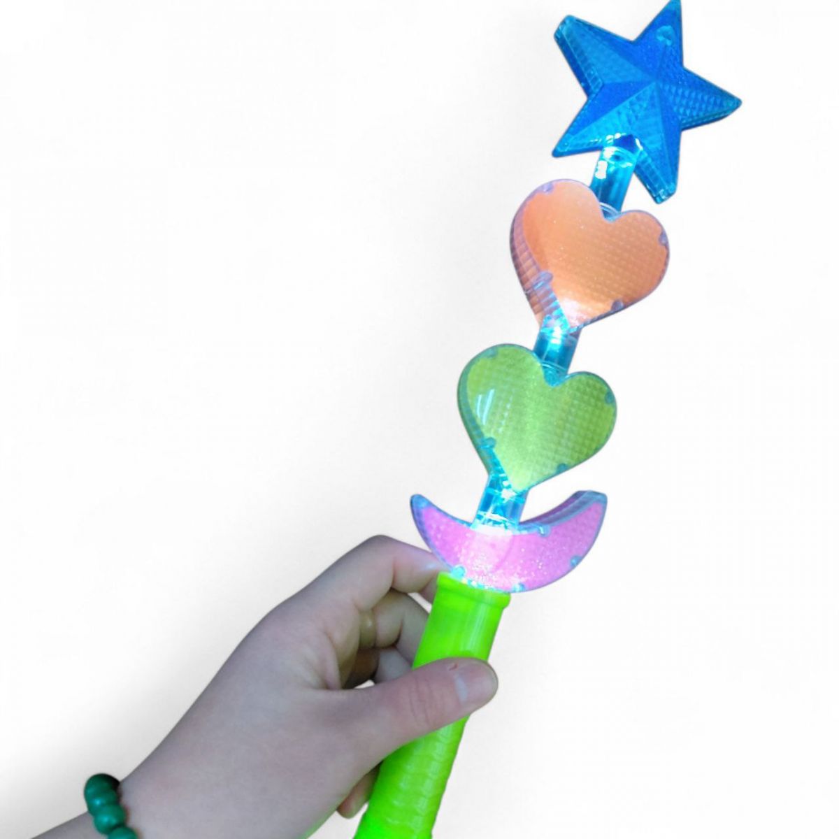 Палочка "Звезда два сердца луна" с 3D проекцией (микс)  фото 2