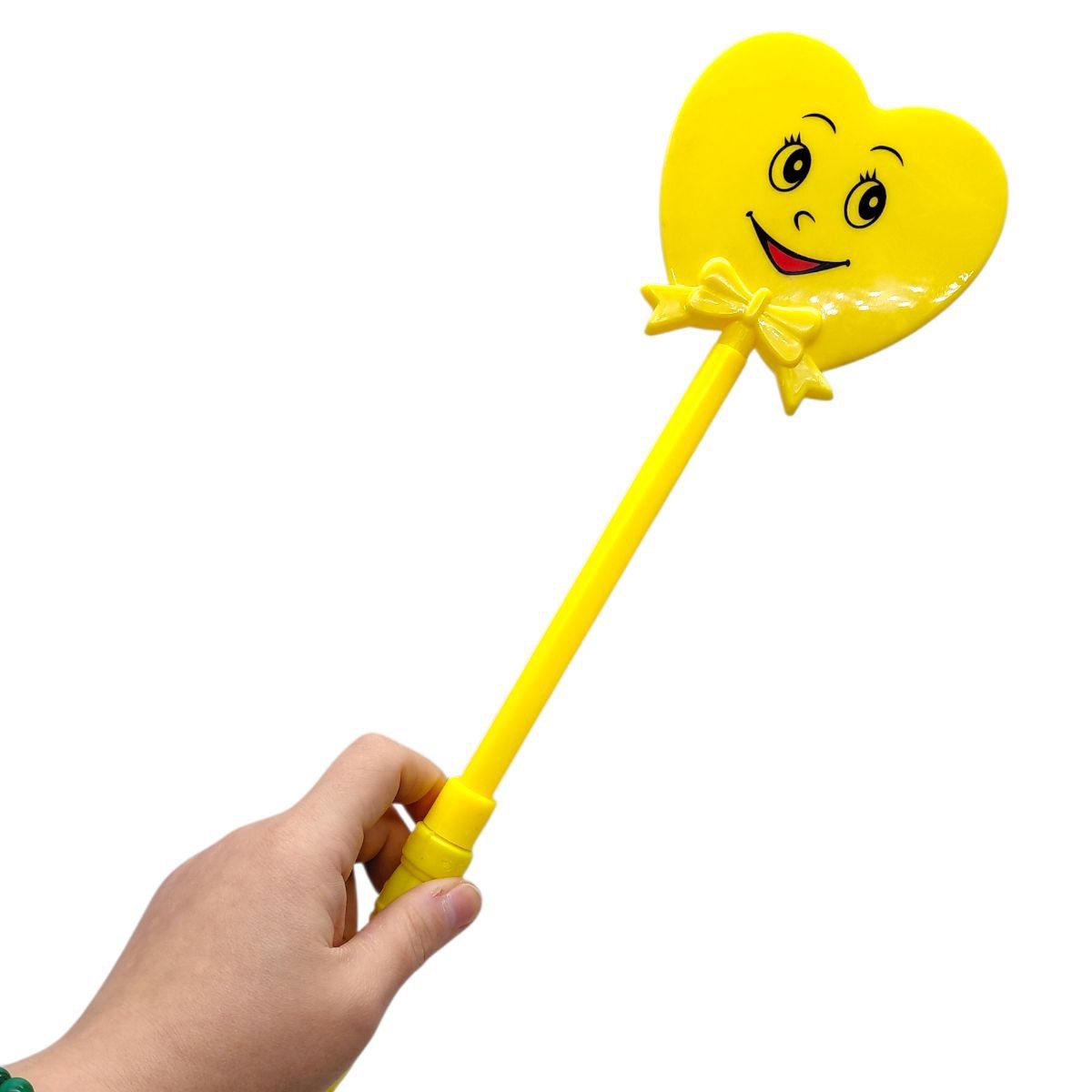 Паличка світяшка "Серце Емодзі" (ЖОВТА)  фото 2