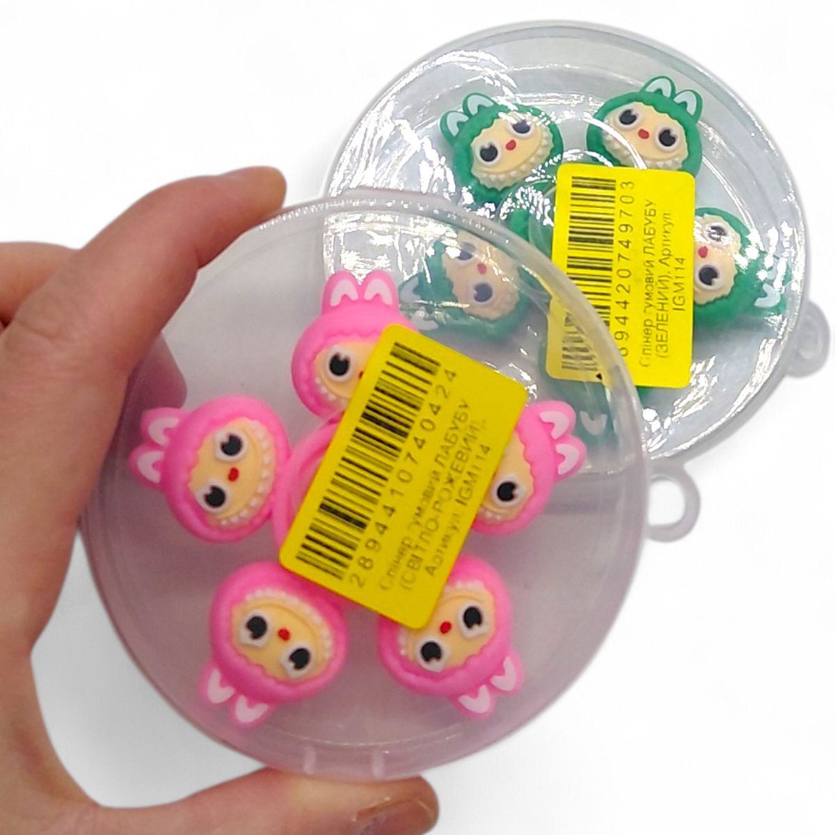 Спінер гумовий ЛАБУБУ (ЗЕЛЕНИЙ)  фото 2