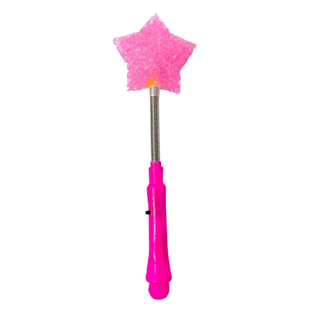 Паличка світяшка, святкова (мікс видів: сердечко, квітка, зірочка) РОЖЕВА  фото 2