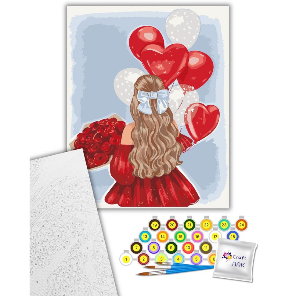 Картина за номерами "Подарунки від коханого" 40x50 см  фото 2