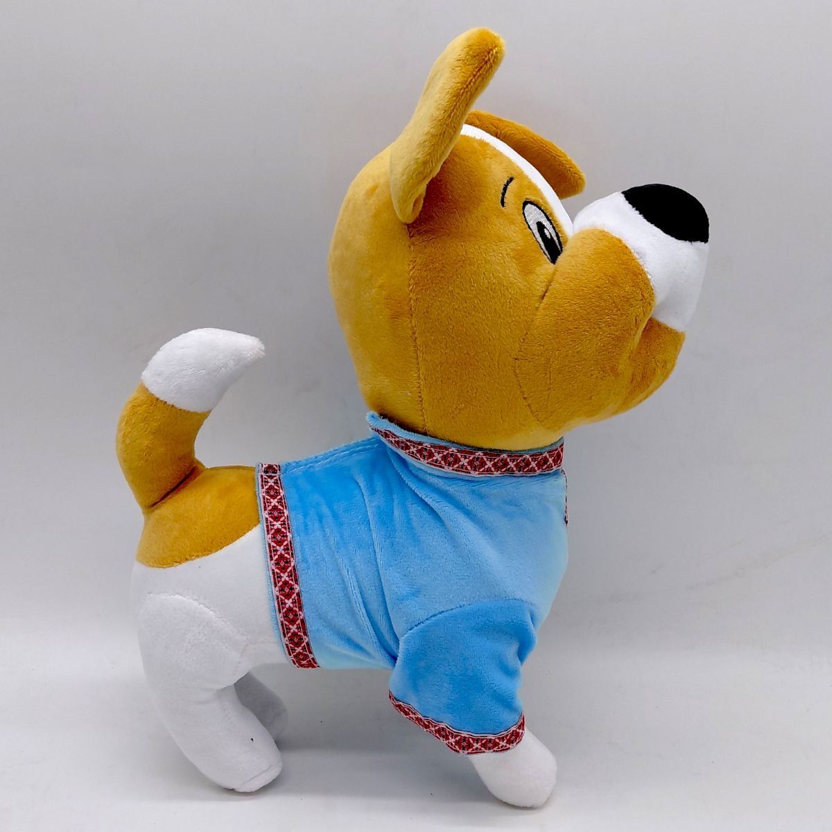 М'яка іграшка "Пес Патрон у вишиванці" 28 см (БЛАКИТНІЙ)  фото 2