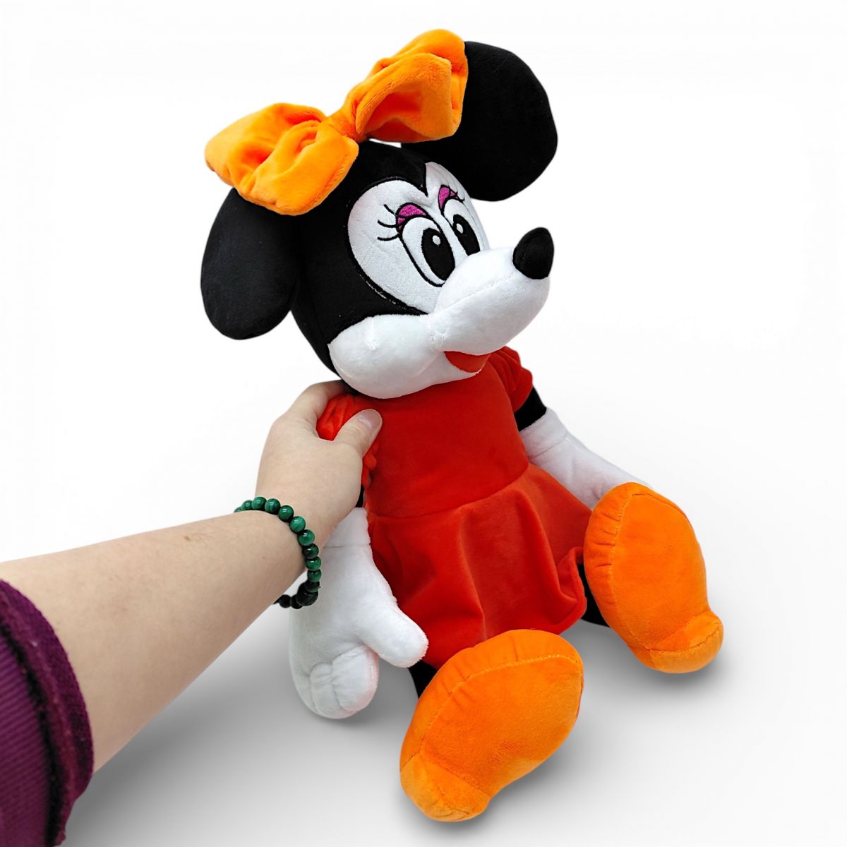 Мʼяка іграшка Міні Маус в сукні (ЧЕРВОНА), висота 53 см  фото 2