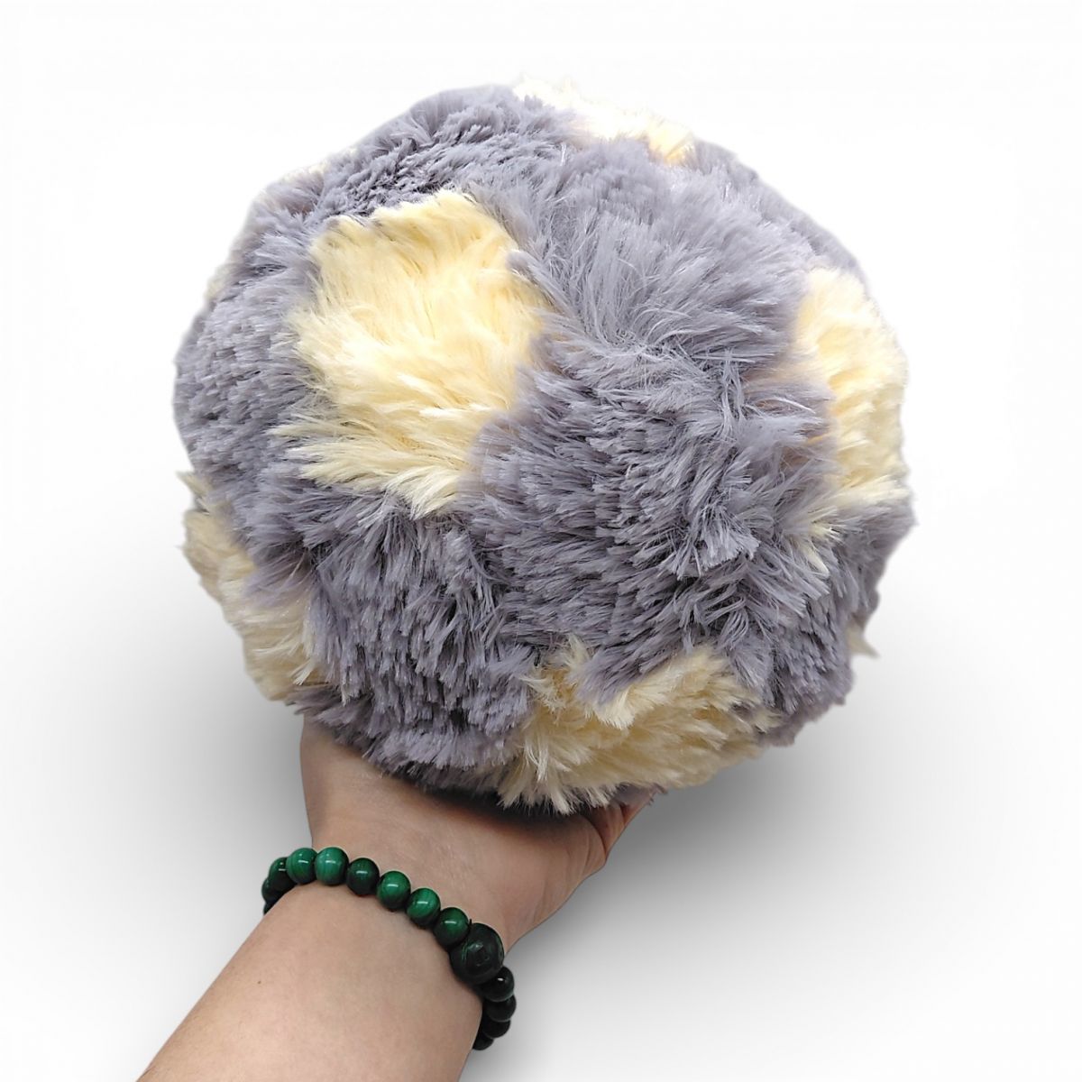 Мʼяка іграшка-подушка Мʼячик (м) 0171 Україна (СІРИЙ)  фото 2