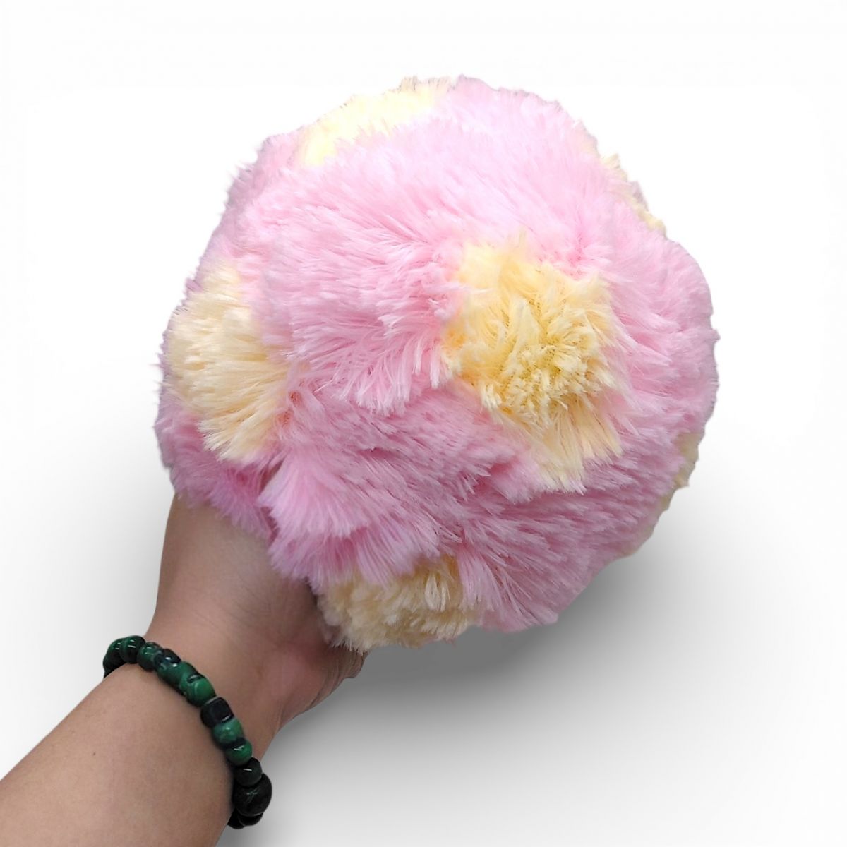 МʼЯКА ІГРАШКА-ПОДУШКА МʼЯЧИК (М) 0171 УКРАЇНА (РОЖЕВИЙ)  фото 2