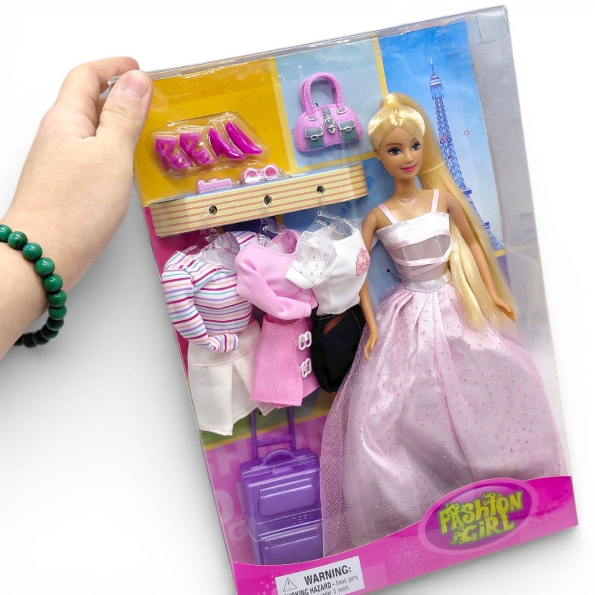 Лялька "Lucy" з аксесуарами, блідо-рожевий  фото 2