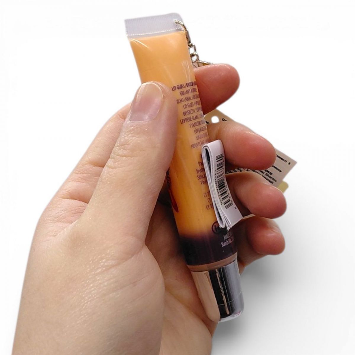 Блиск для губ із шармом "МІС" (МАЛИНОВИЙ)  фото 2