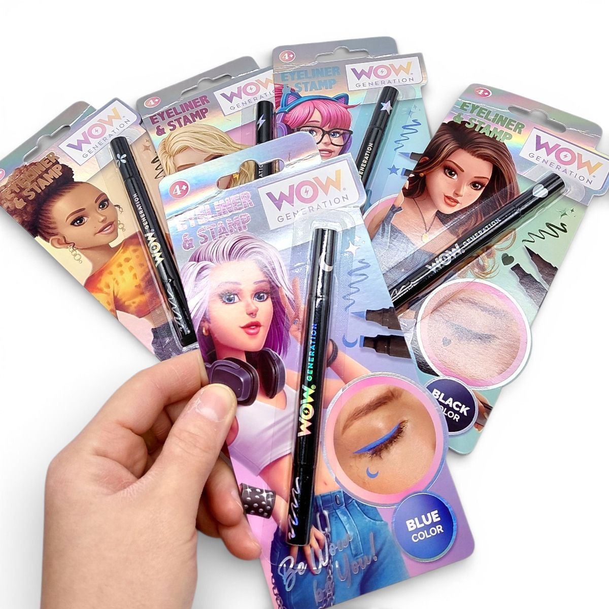 Підводка для очей + штампик, мікс видів (МІСЯЦЬ)  фото 2