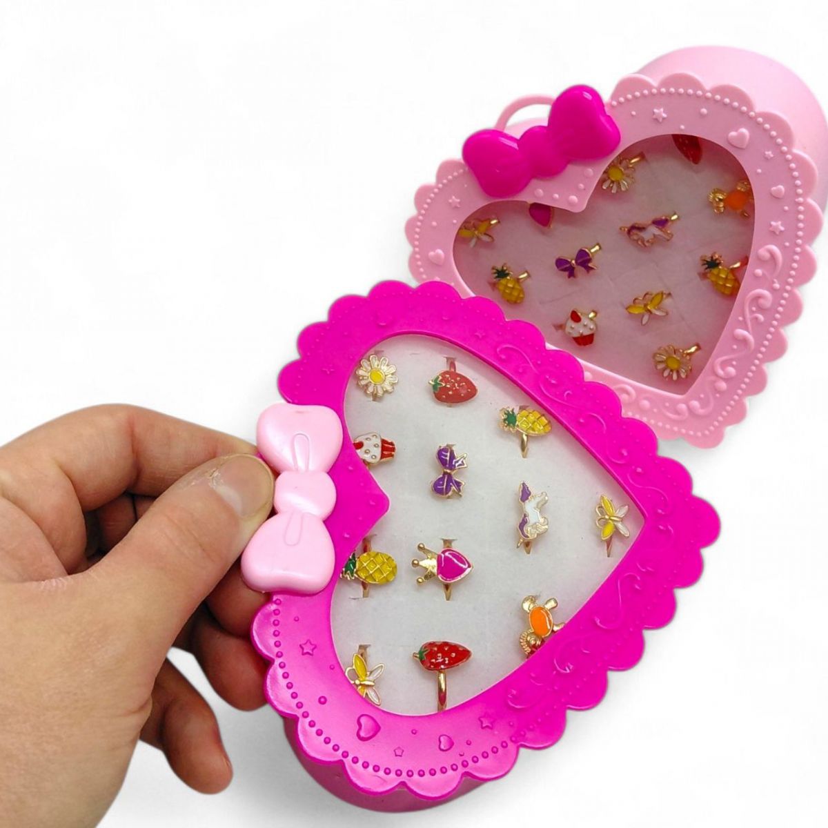 Набір дитячих кілечок Казковий настрій (РОЖЕВИЙ)  фото 2