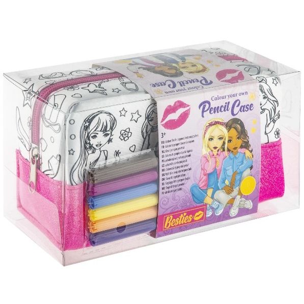 Пенал-розмальовка з фломастерами  фото 2