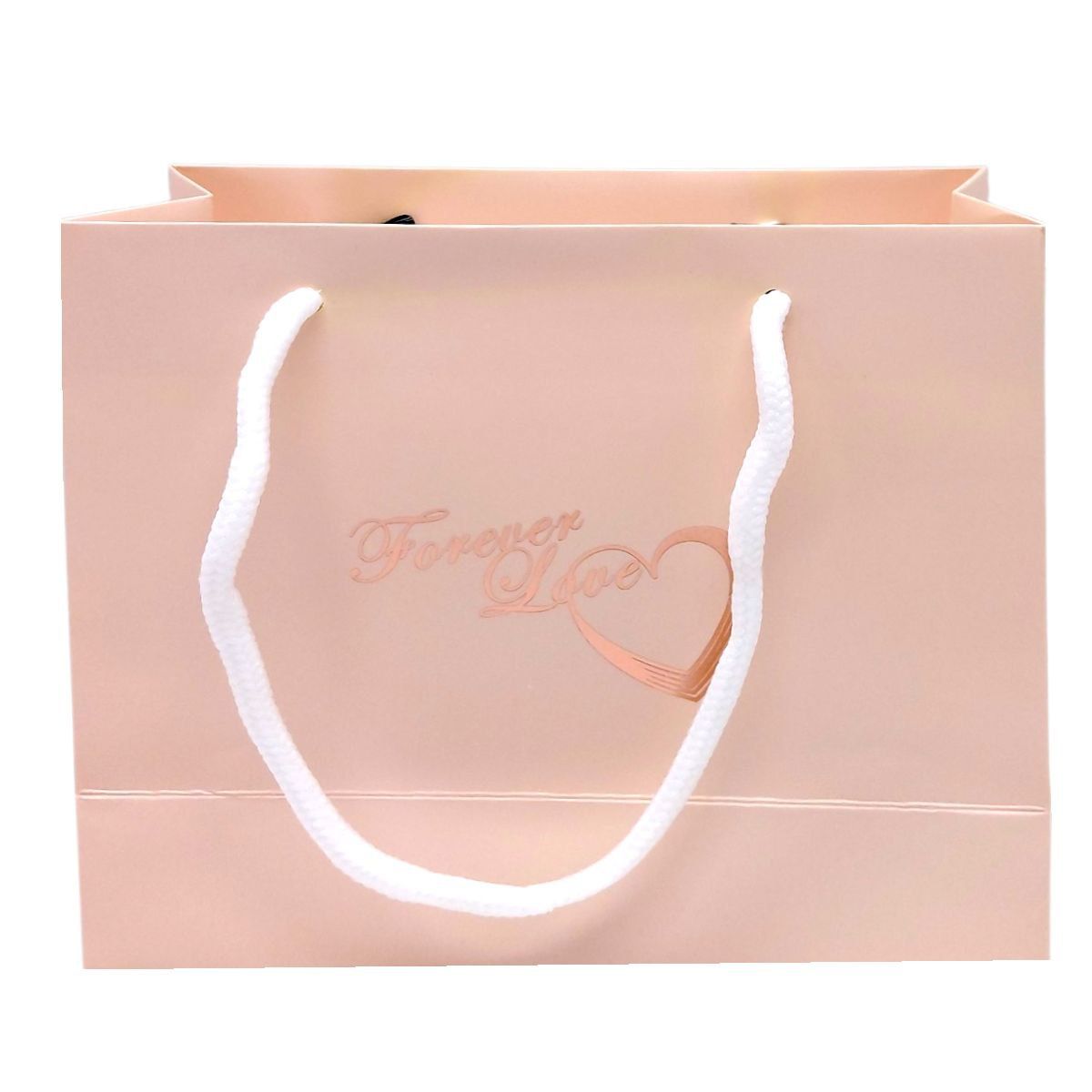 Набір прикрас, магнітна застібка, 2 каблучки, сережки, бутони троянди, листівка, паперовий пакет, в коробці  фото 2