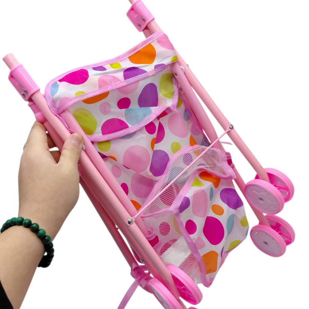 Коляска для куклы, складная (59х11х29)  фото 2