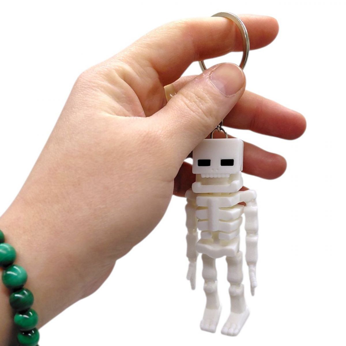 Брелок 3d печать "Minecraft: Skeleton"  фото 2