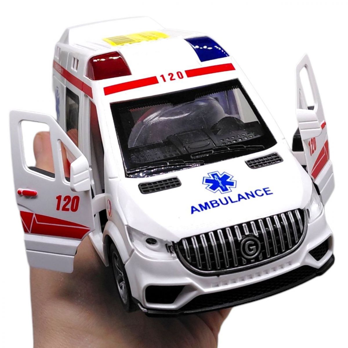 Машина інерційна озвучена, зі світлом (ШВИДКА ДОПОМОГА)  фото 2