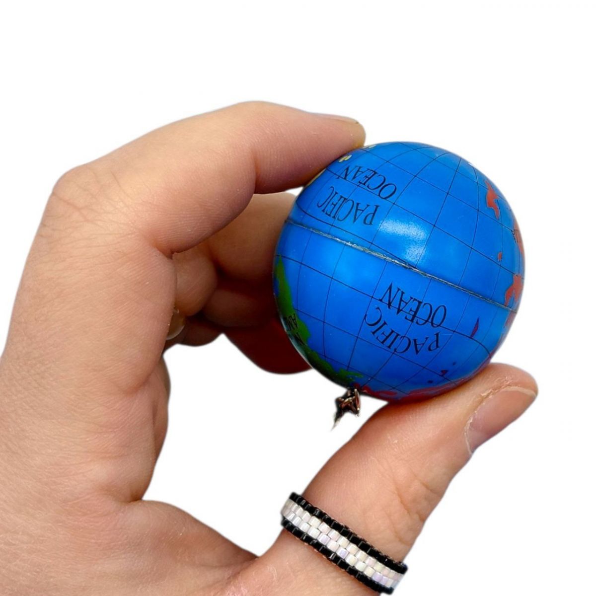 Брелок Глобус, металевий, 8 см (12 шт)  фото 2