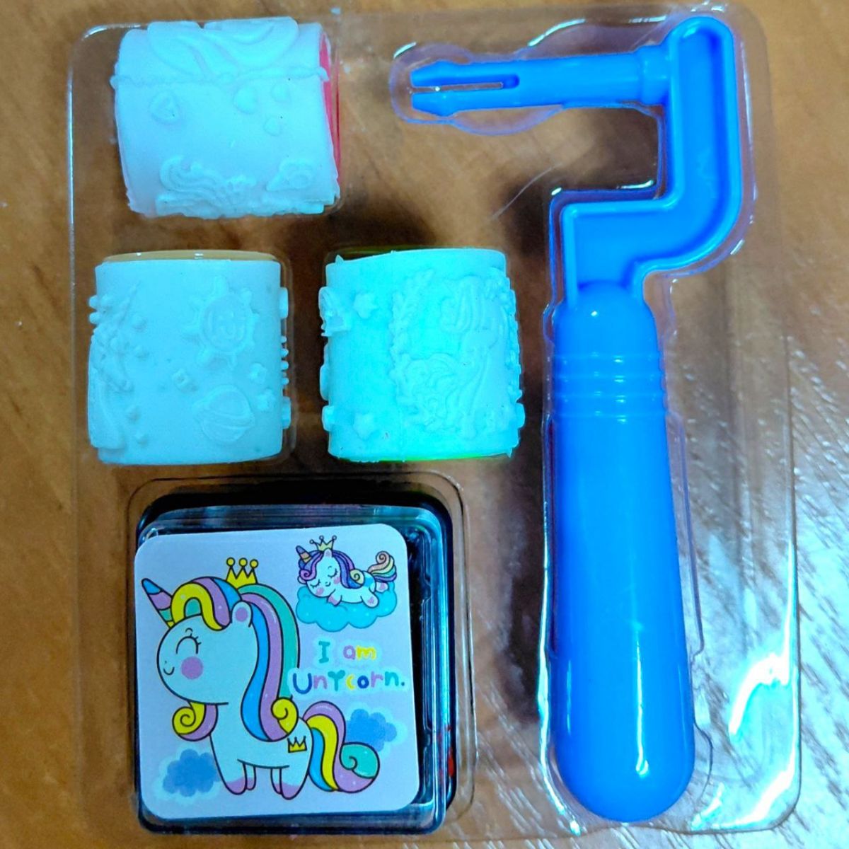 Набір для творчості штампики-ролики 5 предметів "Капібара" (45203)  фото 2