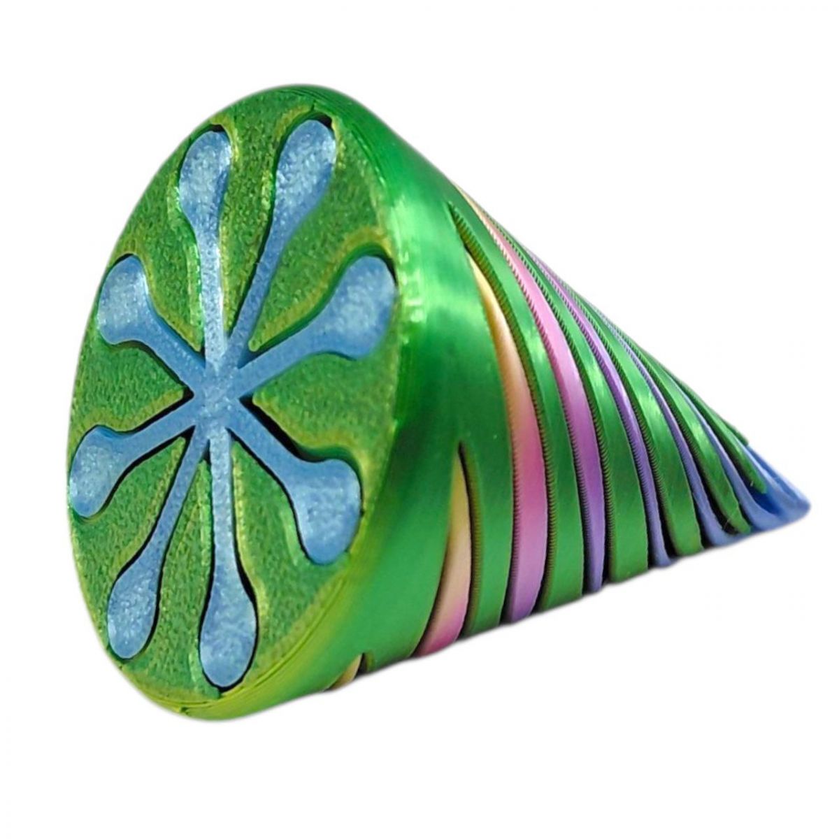 Іграшка рухлива 3D "Конус спіральний"35г 7*5см (мікс)  фото 2