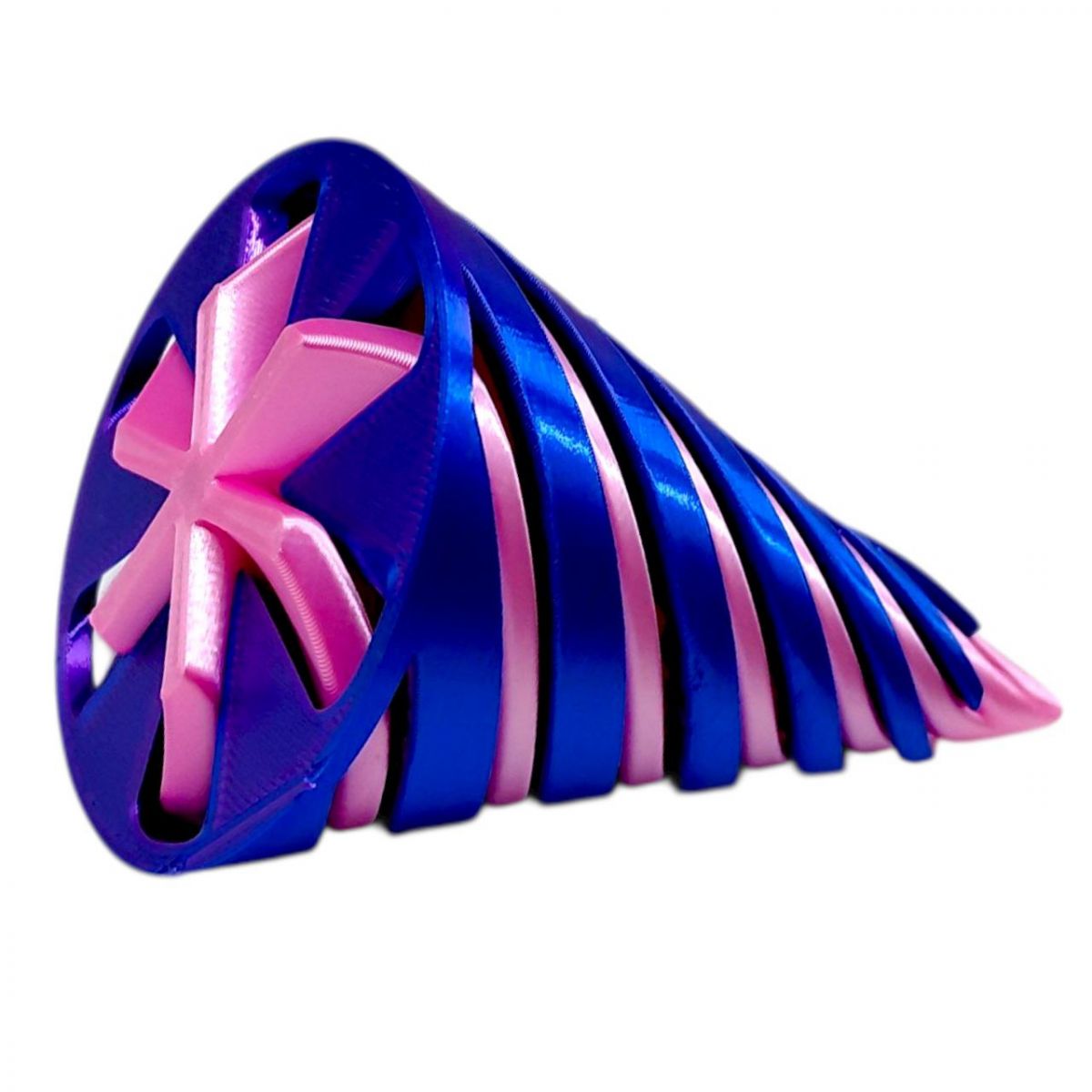 Іграшка рухлива 3D "Конус спіральний" 55г (мікс)  фото 2