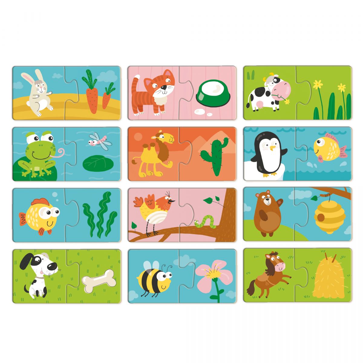 Пазл ДУО «Хто що їсть»  фото 2