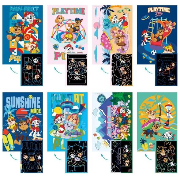 Набір для творчості 2 в 1.  Розмальовки та гравюри «Грайся весь день»  фото 2