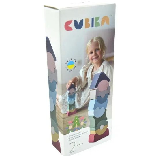 Розвивальна дерев'яна іграшка "Пірамідка"  фото 2