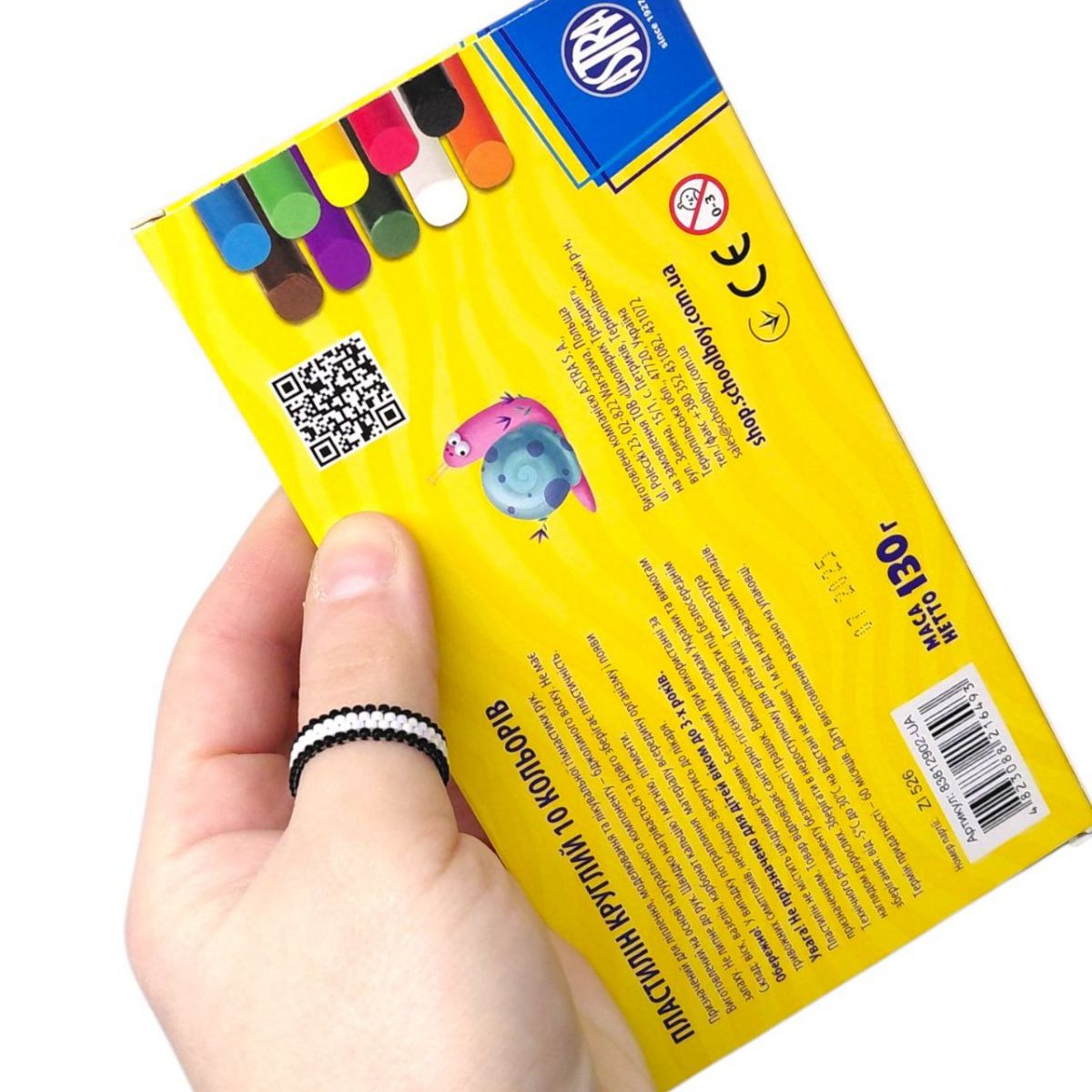 Пластилін восковий, круглий 10 кольорів  фото 2