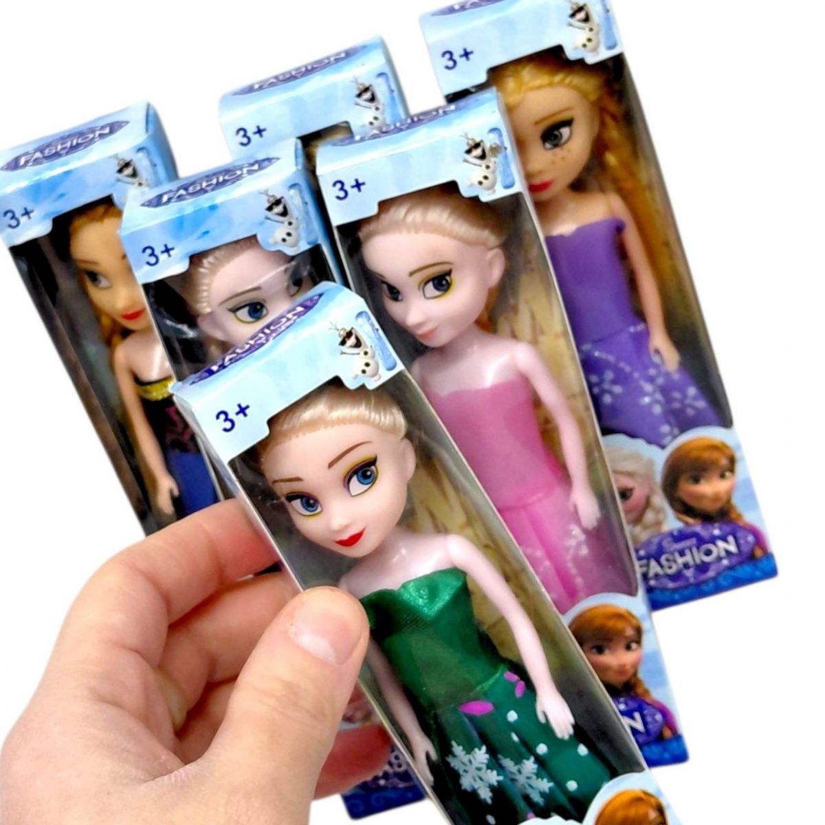 Лялька в стилі казкової принцеси "FROZEN" (РОЖЕВА)  фото 2