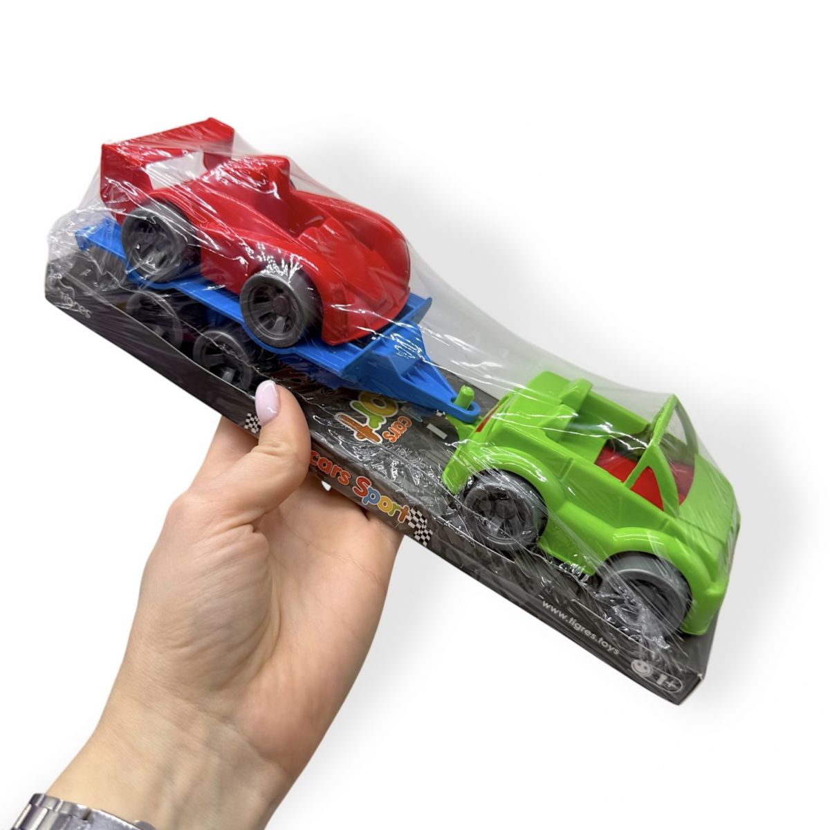 Набір машинок Kid cars sport (синій кабріолет + червона)  фото 2