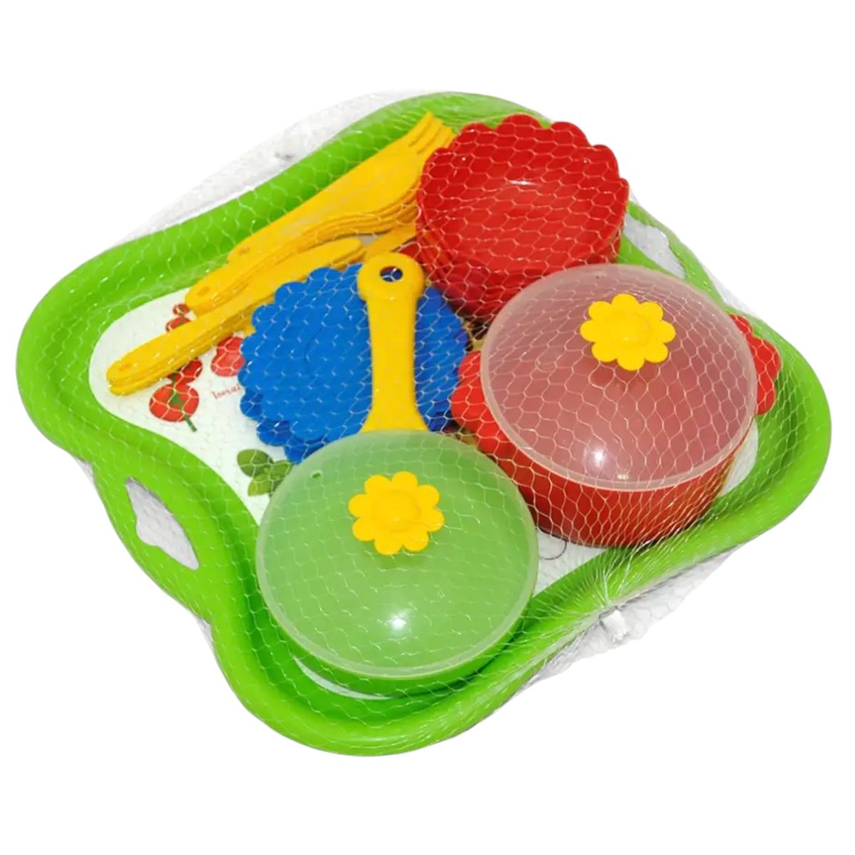 Набір посуду столовий Піца на підносі (ЗЕЛЕНИЙ)  фото 2