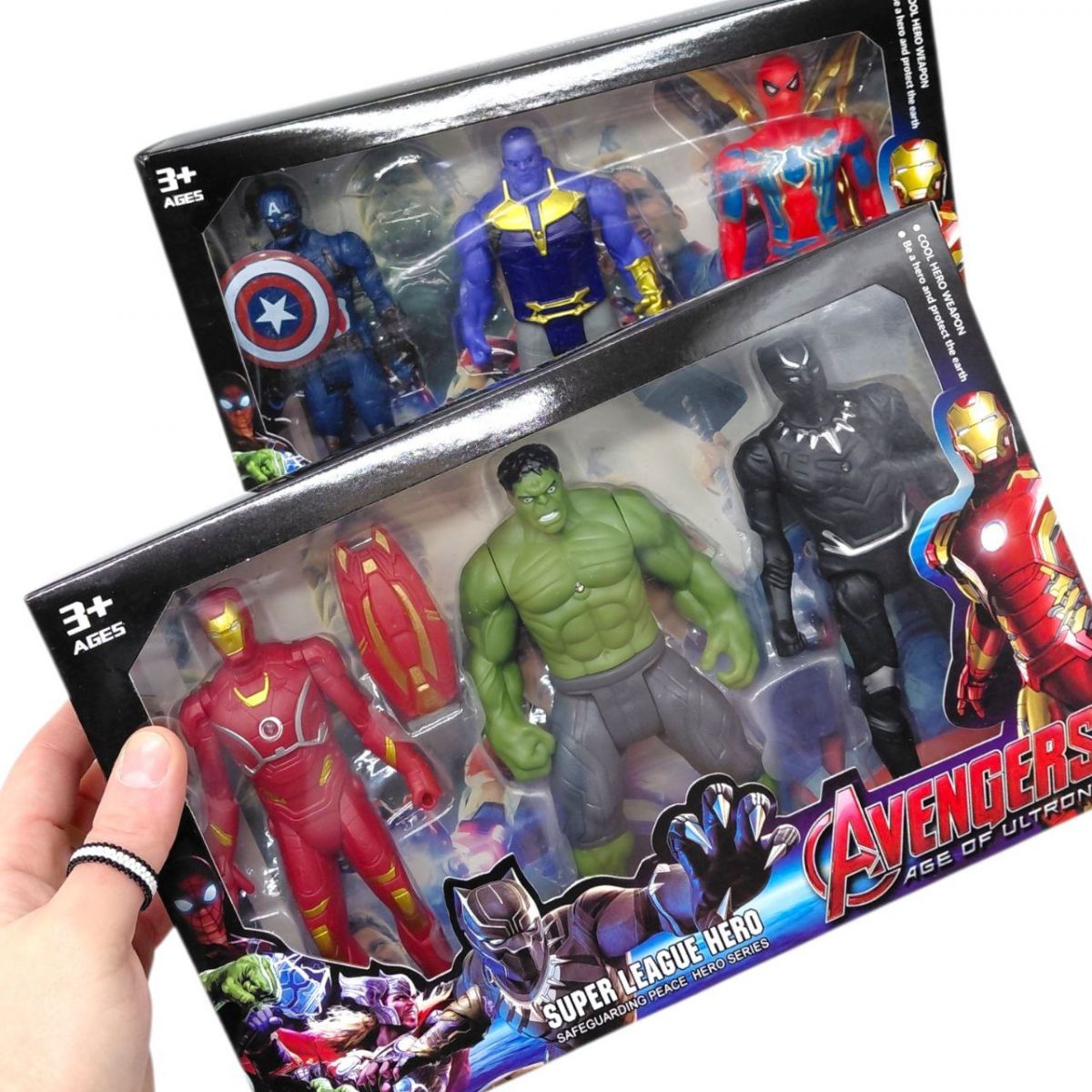 Набір героїв MARVEL 6625 A  3шт. в коробці (ВИД 1)  фото 2