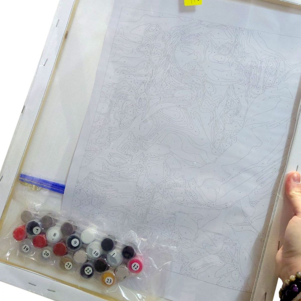 Картина по номерах 0506 ОРТ кол.  Маковий поцiлунок 40*50  фото 2