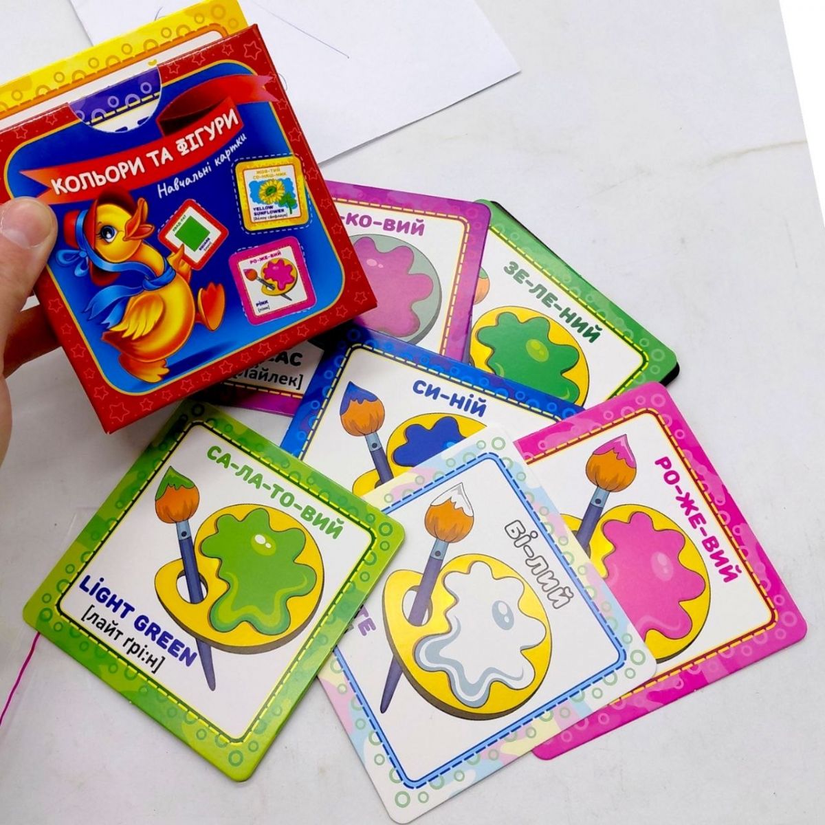 Учебные карточки "Цвета и фигуры"  фото 2