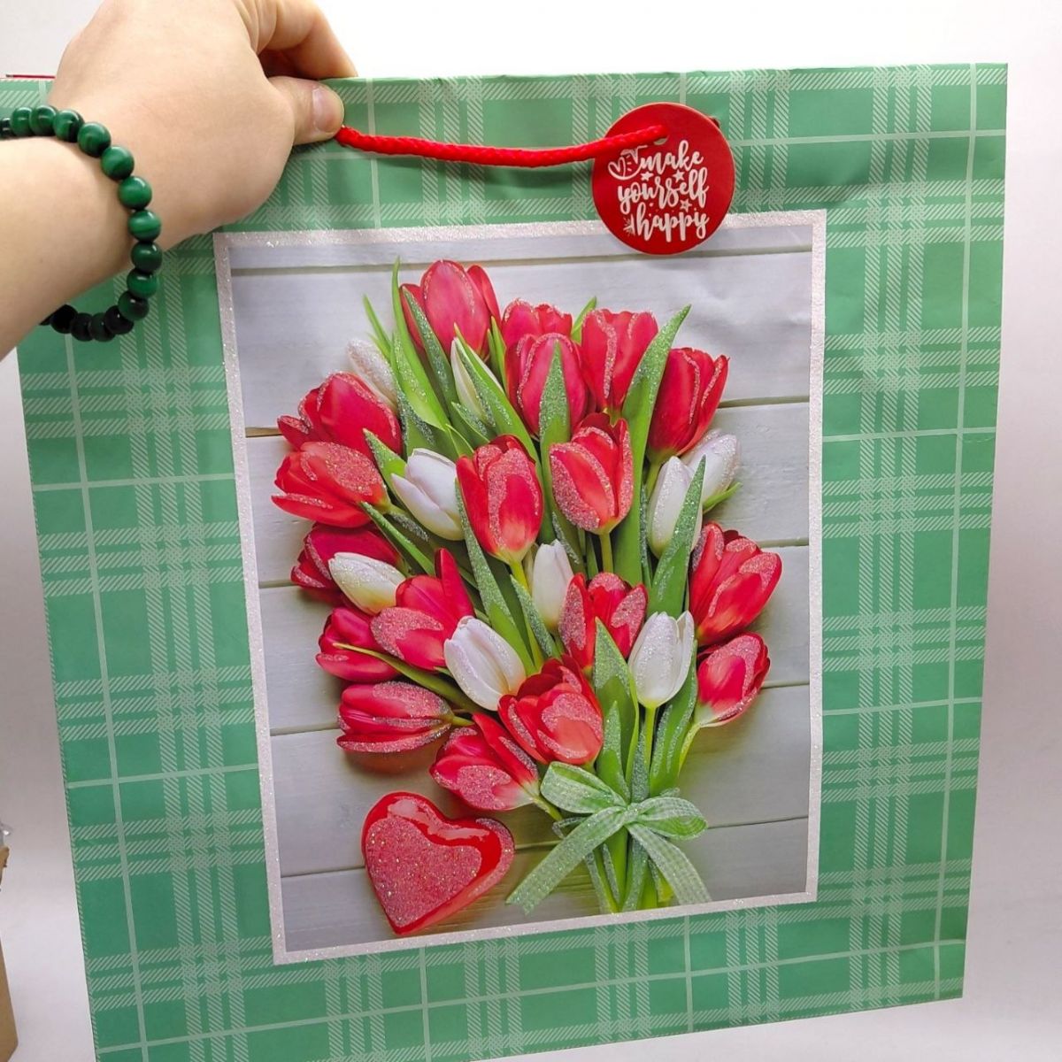 Пакет паперовий 35х37х12см  фото 2