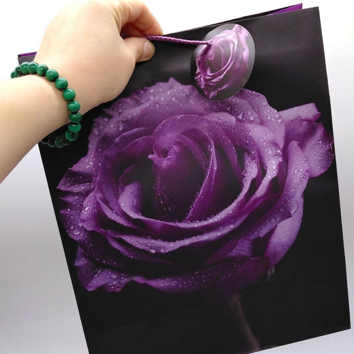 Пакет паперовий 26х32х12 см  фото 2