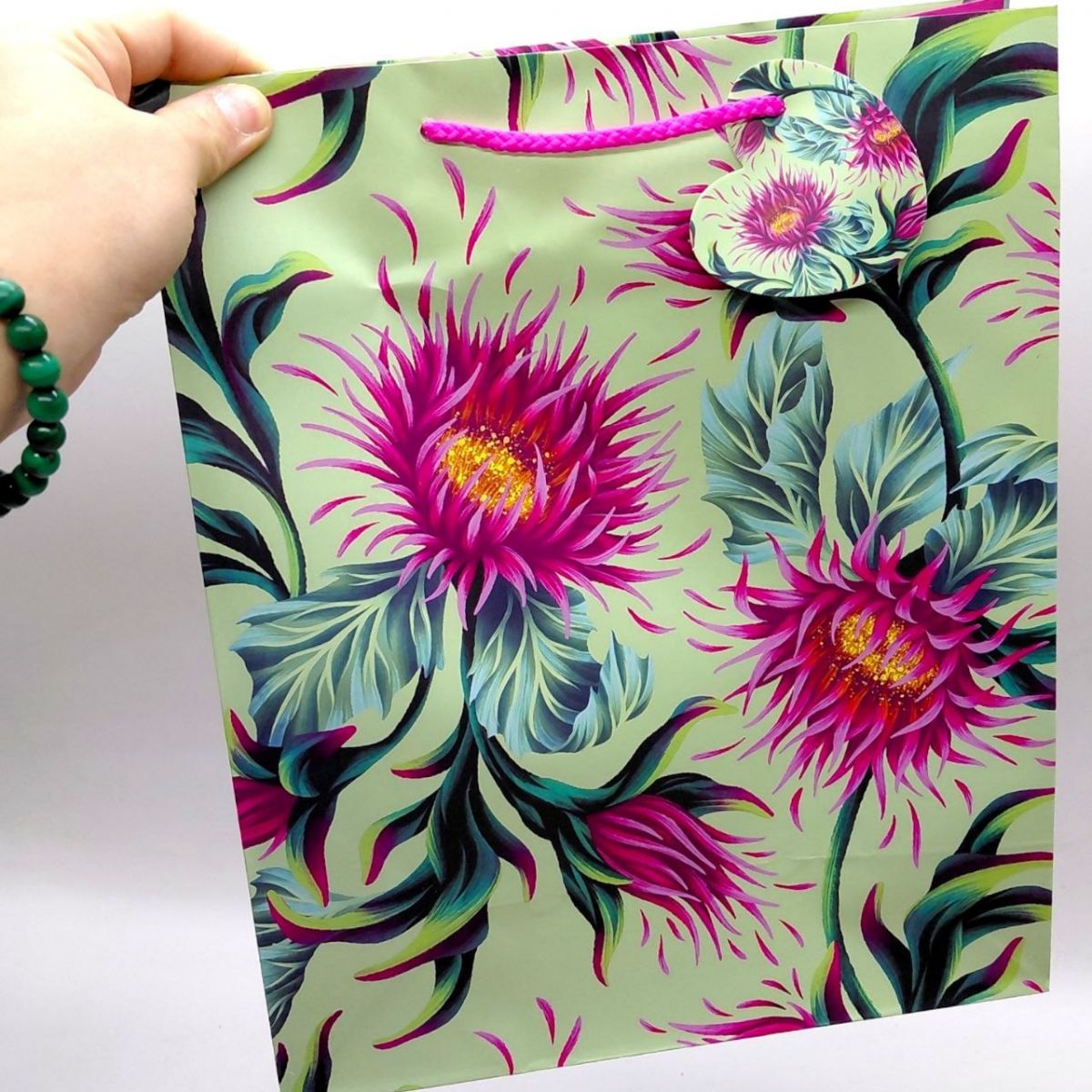 Пакет паперовий 26х32х12 см  фото 2