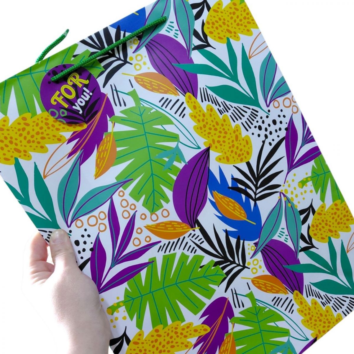 Пакет паперовий з ручками (32х42х14 см)  фото 2