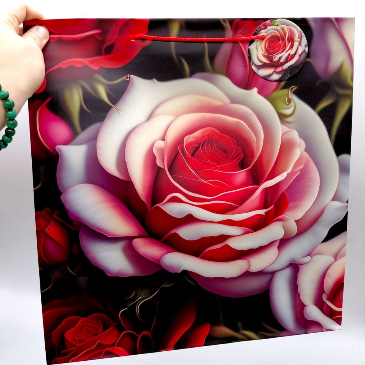 Пакет паперовий 35х37х12 см  фото 2