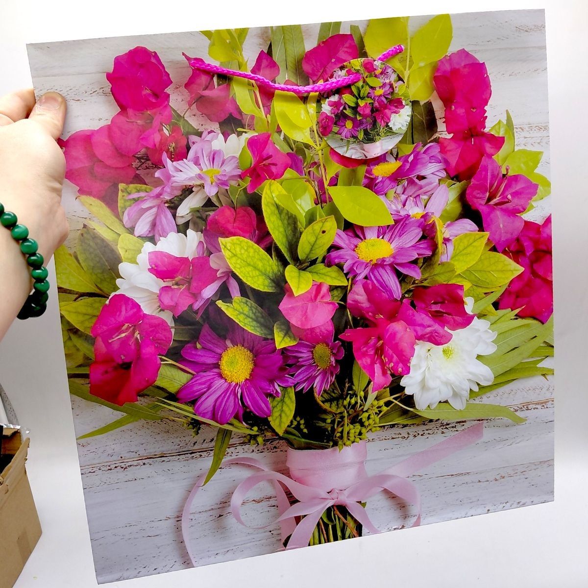 Пакет паперовий 35х37х12 см  фото 2