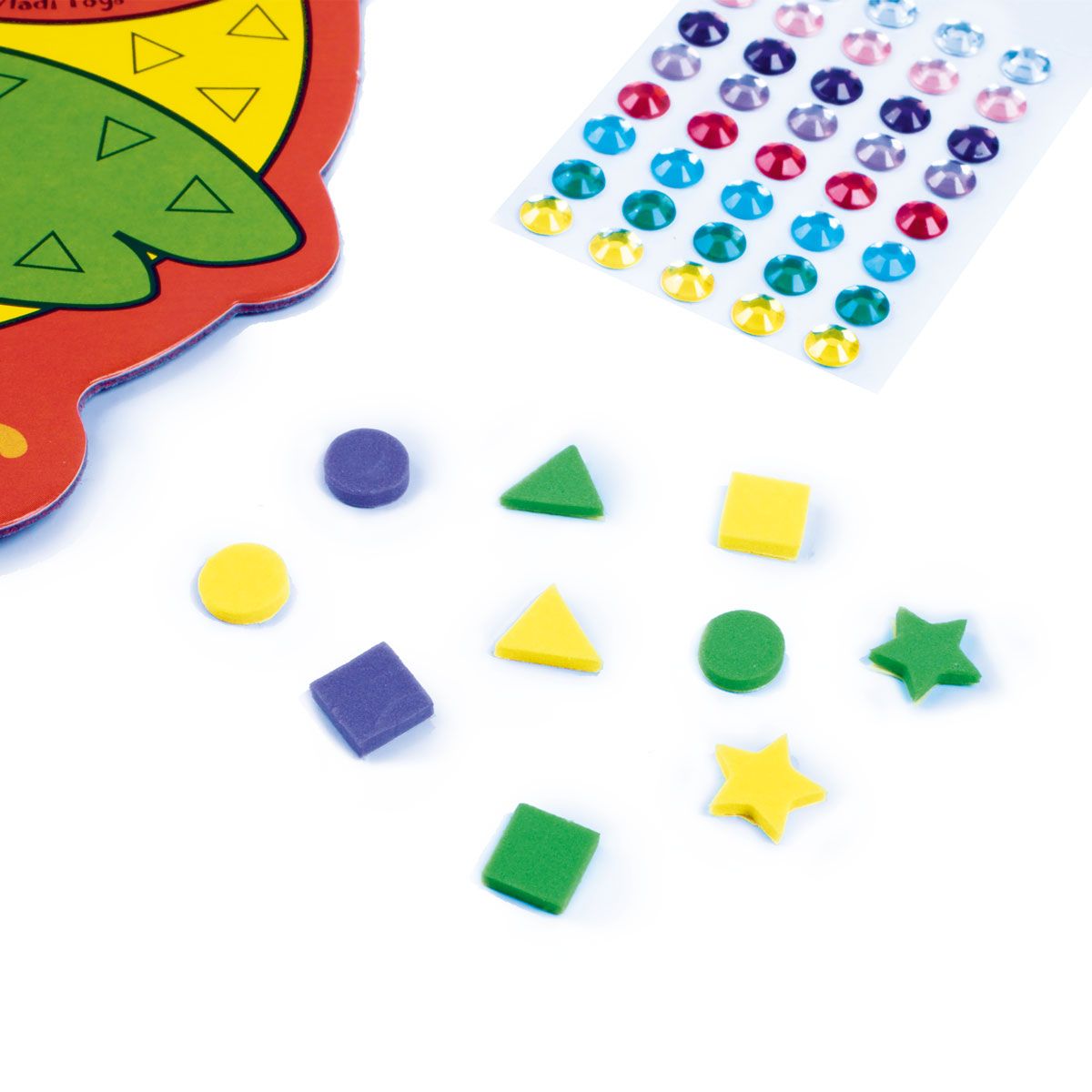 Набір для творчості зі мʼякою мозаїкою та стразами "Містичні сови"  фото 2