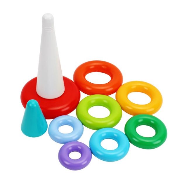 Іграшка «Пірамідка ТехноК» 31 см (9 елементів)  фото 2