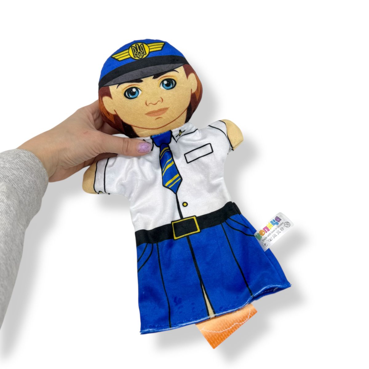 Мʼяка іграшка, Лялька на руку "Пілот"  фото 2